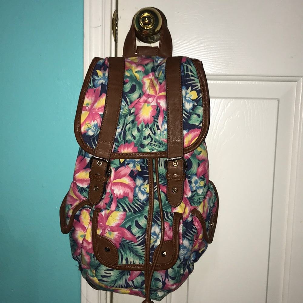 Floral Call it Spring Backpack